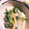 だいぽよ☆'s cooksnap of when they made 青梗菜とベーコンのクリーム煮.