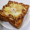 小太郎★'s cooksnap of when they made 朝から幸せ♡キムチ納豆トースト*アレンジ.