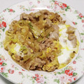 もぐ・ω・くま's cooksnap of when they made 簡単！白菜と豚肉☆めんつゆ卵とじ.