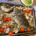 いちじくぱんな's cooksnap of when they made オーブン皿で簡単に！鯛のアクアパッツァ♪.