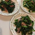 しーてっぷ's cooksnap of when they made 簡単お弁当♪ほうれん草ベーコンのマヨ炒め.