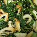 ★ほのどんママ★'s cooksnap of when they made 簡単♪ほうれん草とちくわの胡麻和え.