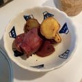 mame_chi's cooksnap of when they made 揚げない大学芋.