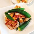 コエマクぶーちゃん's cooksnap of when they made 豚肉とオクラの炒め物.