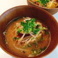 コエマクぶーちゃん's cooksnap of when they made さつまいも＆もやしの味噌汁.