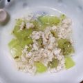 クックE04FUY☆'s cooksnap of when they made 【離乳食中期〜】茄子と鶏そぼろの葛煮.