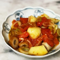 ナピト's cooksnap of when they made ちくわとじゃが芋とトマト炒め.