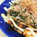 わかさわ家's cooksnap of when they made 卵と厚揚げとキャベツお好み焼き風（節約）.