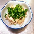 ♡mkwm♡'s cooksnap of when they made 鶏皮ぽん酢.