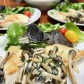 Superlittleboo's cooksnap of when they made 白身魚としめじの青じそ香るクリームソテー.