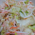 きゃろり's cooksnap of when they made 簡単白菜ともやしとカニカマの白だし和え.