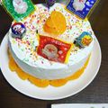 ゆうちゃん❤'s cooksnap of when they made 子供が大喜び☻かくれんぼケーキ.