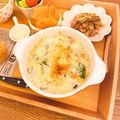 のんちごはん♡'s cooksnap of when they made しめじと鶏挽肉のマカロニグラタン☆.
