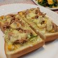 アイリッシュショコラ's cooksnap of when they made ランチ&朝食♡ツナマヨのキャベツトースト.