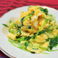 アイリッシュショコラ's cooksnap of when they made お弁当に☆豆苗と玉子炒め.