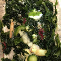 saki1010's cooksnap of when they made 残った漬け物の汁と乾燥わかめで☆リメイク.