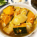YUKIKI☆'s cooksnap of when they made 〖南瓜と豚肉の煮物*バター風味〗.