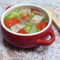 Yukiまむ's cooksnap of when they made 【簡単】野菜たっぷり　コンソメスープ.