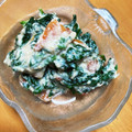 ♡まーちゃん♬'s cooksnap of when they made 春菊と柿の白和え.