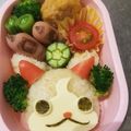 ババチ's cooksnap of when they made 妖怪ウォッチ　ジバニャン＊キャラ弁.