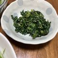 junjujun's cooksnap of when they made ちょこっと副菜 春菊の胡麻和え.