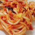 まーく71's cooksnap of when they made 3分で簡単・絶品！！ピザ風うどん♪.