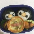 ゆきち1215's cooksnap of when they made お弁当に♪簡単ペンギンおにぎり♪.