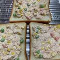 ぐりtoぐら's cooksnap of when they made ツナマヨコーントースト.
