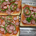 ぐりtoぐら's cooksnap of when they made 簡単☆冷凍作り置きピザトースト.