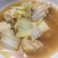 さおりん@料理特訓中's cooksnap of when they made 10分で完成！鶏だんごと白菜の春雨煮.
