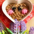 2880naaao's cooksnap of when they made 納豆に桜でんぶ.