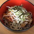 ♪珠香♪'s cooksnap of when they made 簡単　のせるだけ　冷たいキムチ＆納豆そば.