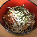 ♪珠香♪'s cooksnap of when they made 簡単　のせるだけ　冷たいキムチ＆納豆そば.