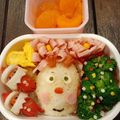 ☆ちぃ000☆'s cooksnap of when they made サンタ＊トナカイ＊Xmasキャラ弁.