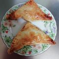 KONYA3150's cooksnap of when they made ひとくちサイズの三角アップルパイ.