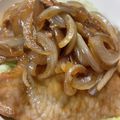 ちゃんこまんさん's cooksnap of when they made 旦那絶賛★豚肉生姜焼き.