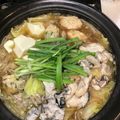 ジョアンどん's cooksnap of when they made 牡蠣のもつ鍋風！スタミナにんにく鍋！.