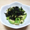 朔耶's cooksnap of when they made 簡単♡アボカドとジャバン海苔の麺つゆあえ.