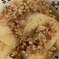 はるきちかあちゃ's cooksnap of when they made 大根とひき肉のそぼろあんかけ煮.