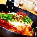 黒鯛一直線's cooksnap of when they made レンジ完結！ヤンニョムチーズ厚揚げ.