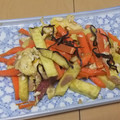 きらり流れ星's cooksnap of when they made にんじんとさつま芋の塩こんぶ炒め.
