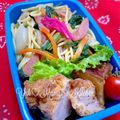 YUH♡ママ's cooksnap of when they made さっぱり味☆コンソメウィンナー焼きそば♪.