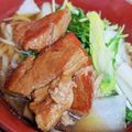 ★ゆむ★'s cooksnap of when they made 圧力鍋で、豚肩ロースの柔らか角煮.