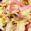 なーなちゃん's cooksnap of when they made キャベツとベーコンだけ大蒜醤油炒め.