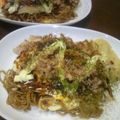 レアレアチーズ's cooksnap of when they made 広島風お好み焼き.