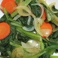 ゆか☆猫's cooksnap of when they made 野菜の水分だけで蒸し野菜.