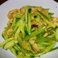 茶々為's cooksnap of when they made セロリ＆キュウリのピリ辛炒め.
