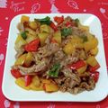 ほか弁ママ's cooksnap of when they made ゴロゴロじゃがいもと豚ロース肉の青椒肉絲.