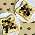 ふたごゆき's cooksnap of when they made 黒豆の甘煮＊ナッツ＊クリチトースト.