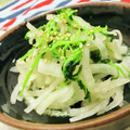 U☆kaoru's cooksnap of when they made ☆大根と豆苗の♪簡単ポン酢和え☆.
